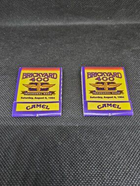 Vintage Camel Joe 1994 'Brickyard 400 Match Books (2)